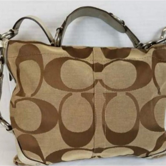 Coach Brown and Tan hobo Shoulder Bag - Picture 3 of 7